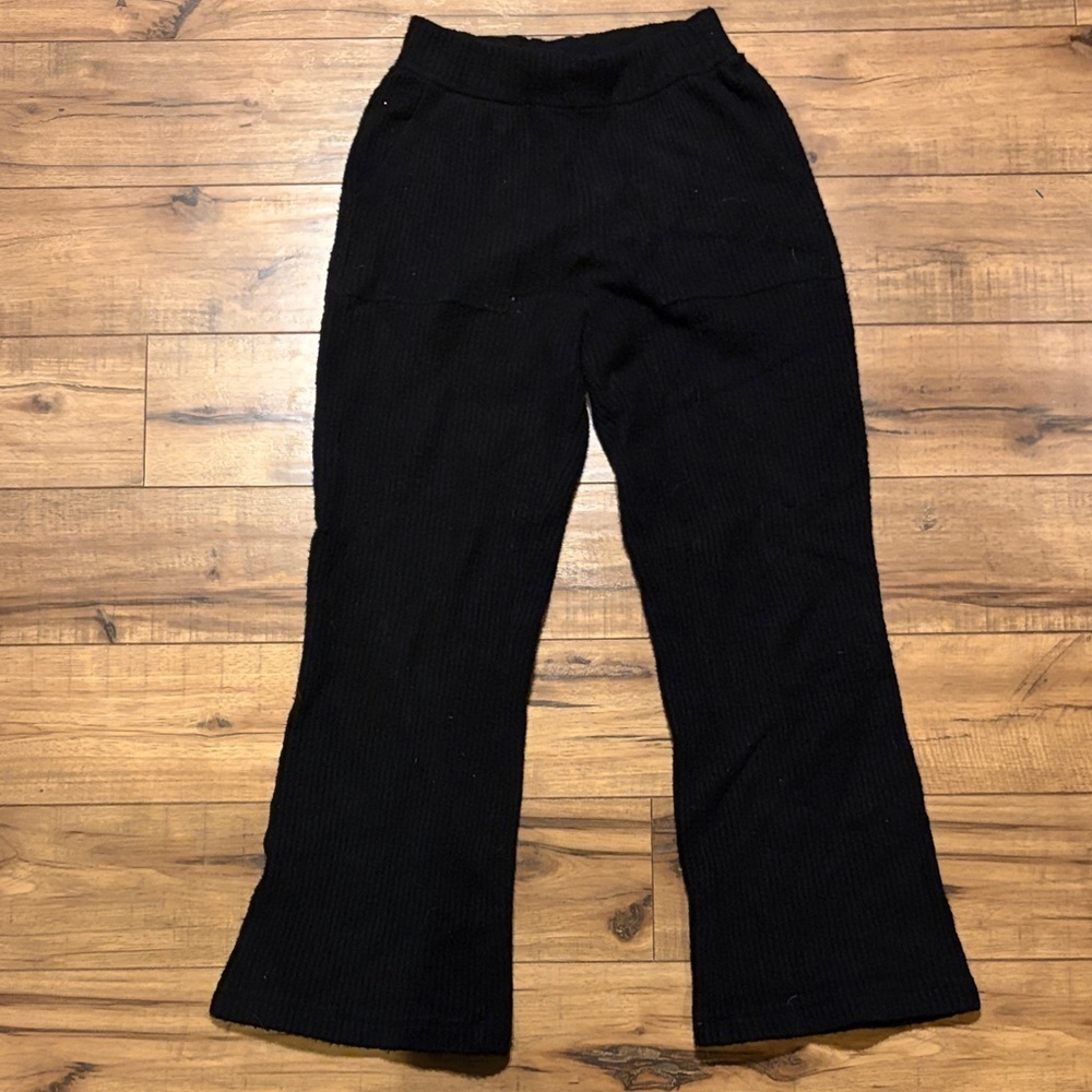 Athleta Black Knit Pants - Picture 1 of 4